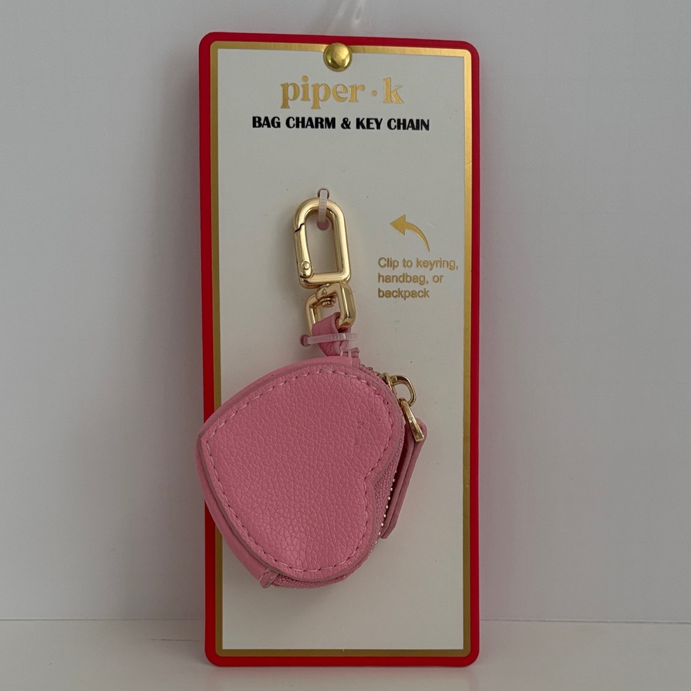 ☀️Piper K Pink Heart Key Holder